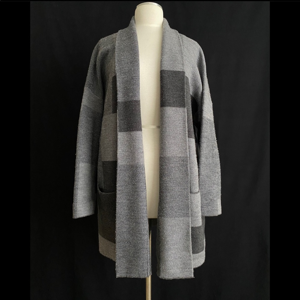 Eileen Fisher Merino Cardigan Coat